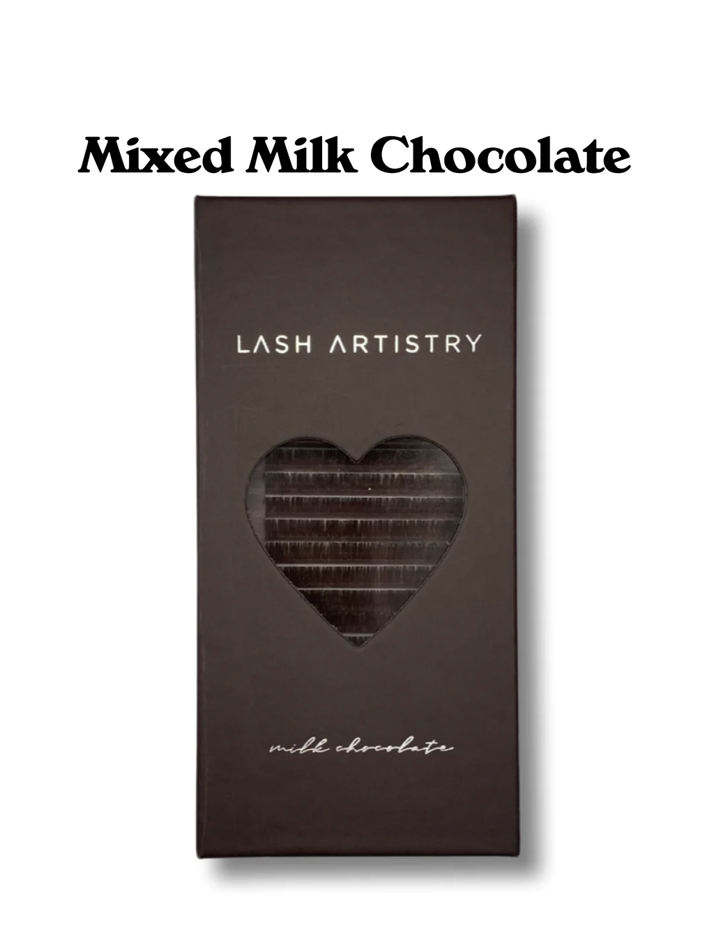 Brown Lashes Mixed Tray | Milk chocolate