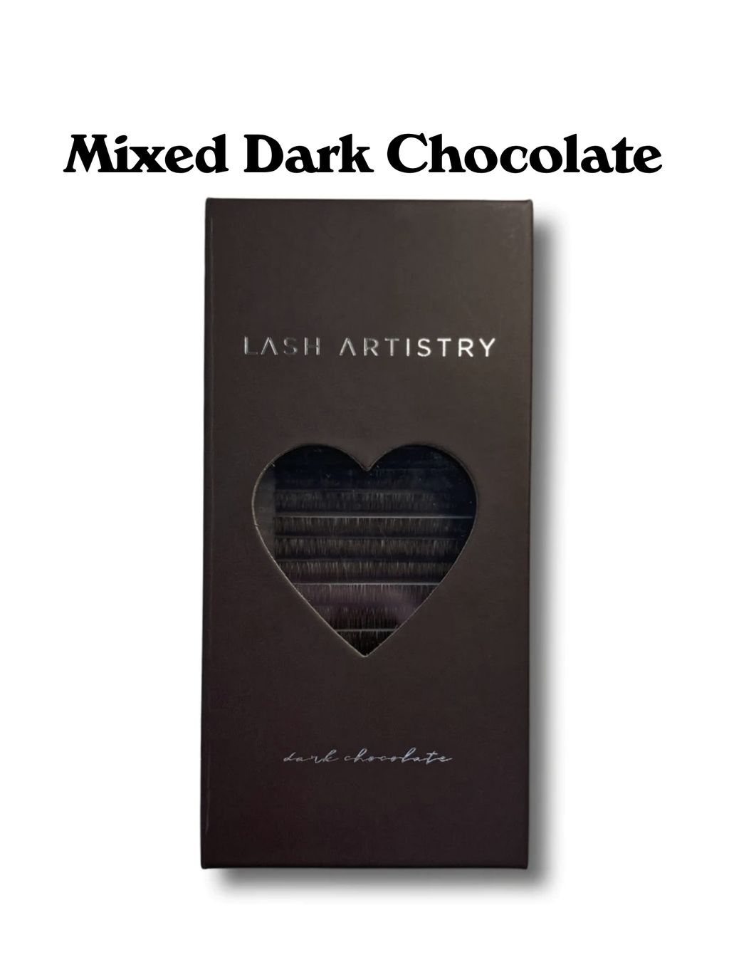 Brown Lashes Mixed Tray | Dark chocolate