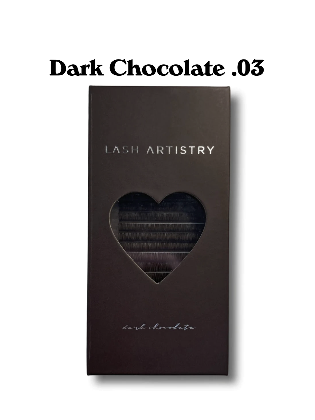 Brown Lashes Single Tray | Dark Chocolate