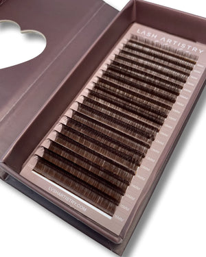 Brown Lashes Single Tray | Dark Chocolate