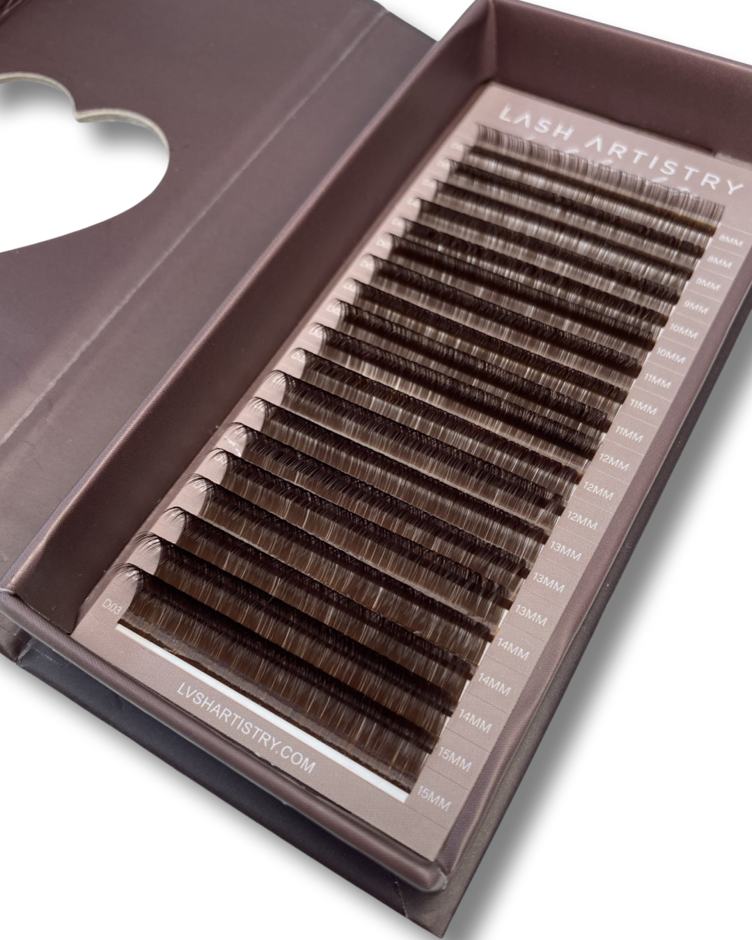 Brown Lashes Mixed Tray | Dark chocolate